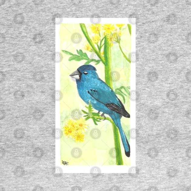 Summer indigo bunting by Créa'RiBo